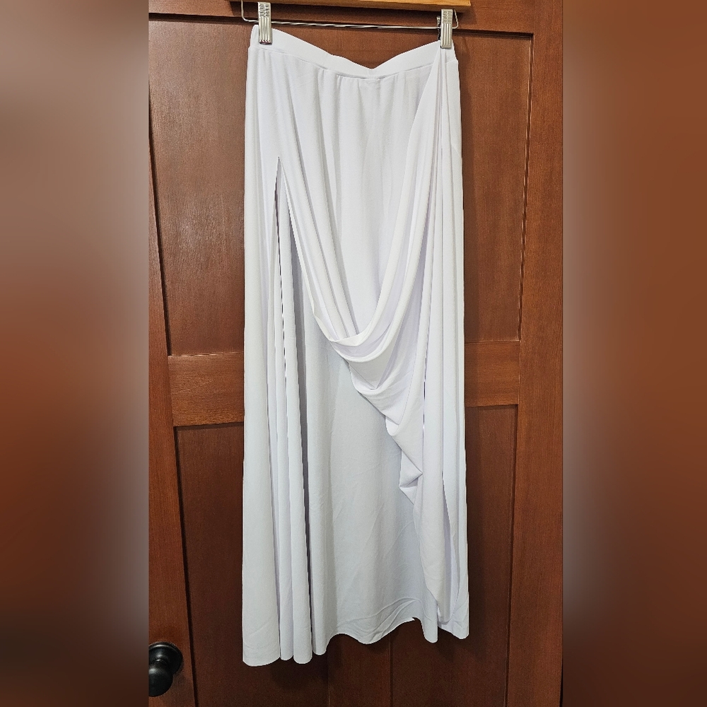 Balera Flowing White Maxi Skirt